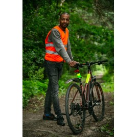 Светоотражающий жилет для взрослых YoYo-201/2P/P (оранжевый)