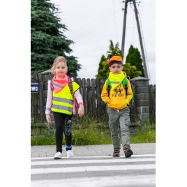 Chusta odblaskowa - kolor różowy