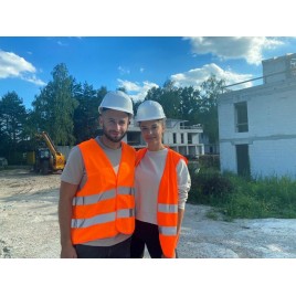 Kamizelka odblaskowa dla dorosłych 201/2P/P/S siatkowa  - Pomarańczowa