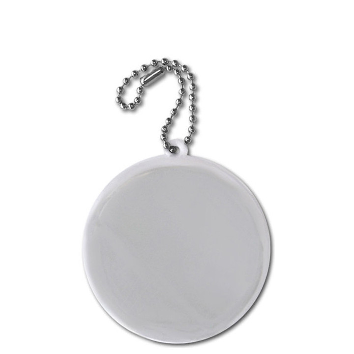 Soft reflector on chain / snap hook wheel