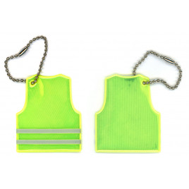 Soft reflector on chain / snap hook - vest ZM-15
