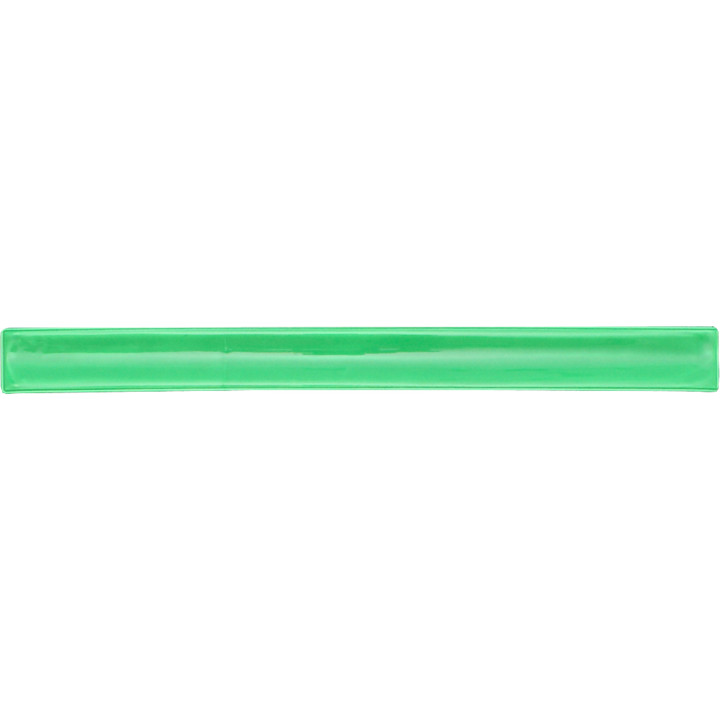 Reflective snapband - green