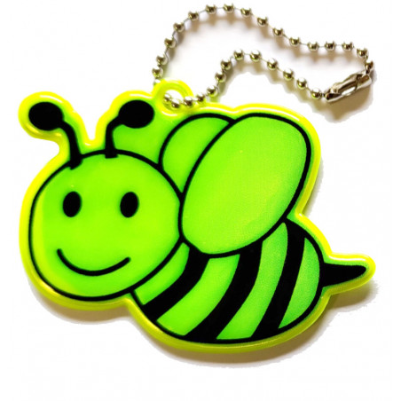 Zawieszka odblaskowa miękka - Pszczoła