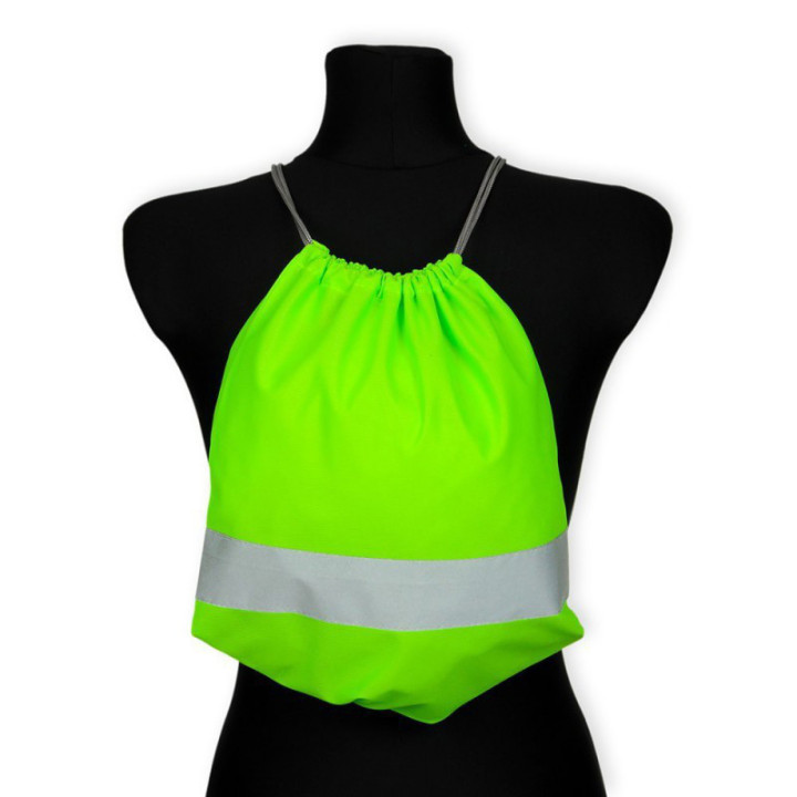 Worko-plecak odblaskowy dla dzieci - zielony - WP-034