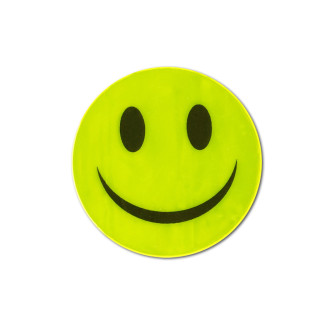 Reflective sticker - smiling face