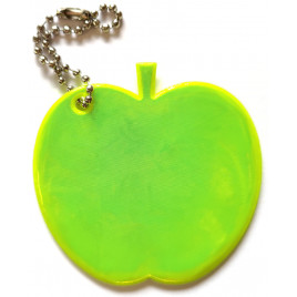 copy of Soft reflector on chain / snap hook apple