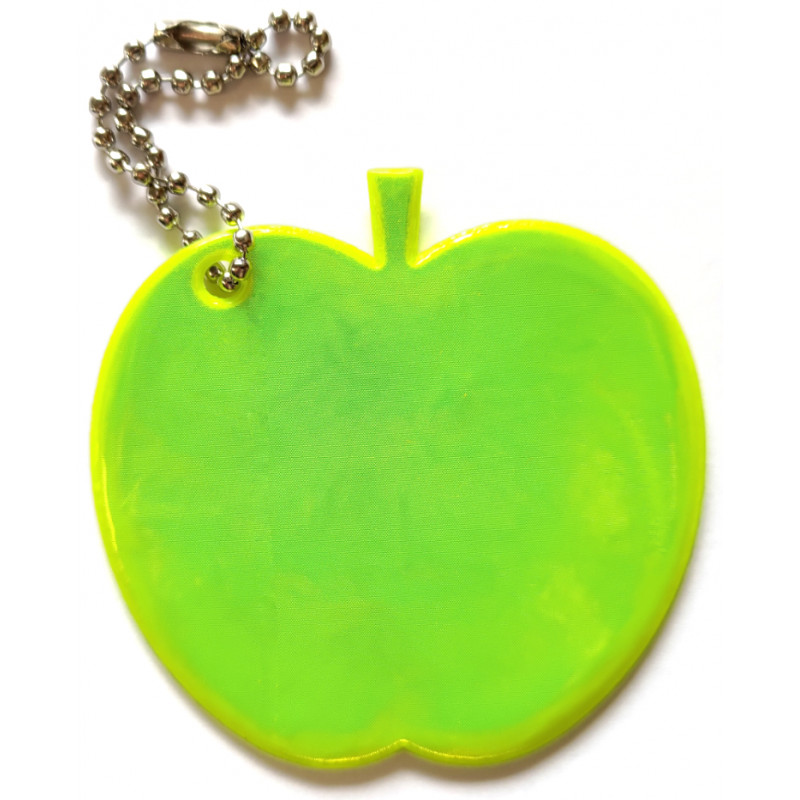copy of Soft reflector on chain / snap hook apple