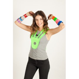 Samozaciskowa opaska odblaskowa - kolor żółty - typ OP-024