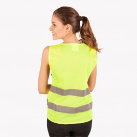 Reflektierende Netzweste für Erwachsene YoYo-201/2P/Ż/S - gelbe