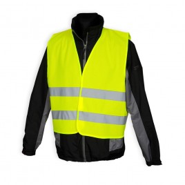Светоотражающий жилет для взрослых YoYo-201/2P/Ż/S, сетка (жёлтый)
