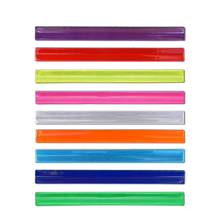 Reflektierendes Schnappband - marineblau