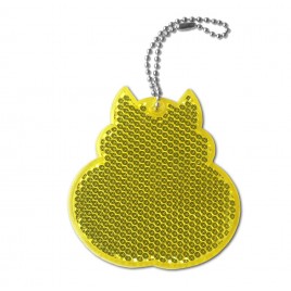 Rigid reflector on a chain / snap hook  - hamster ZT-12