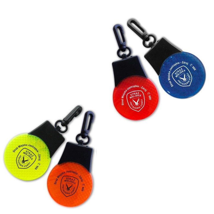 Brelok pulsacyjny LED - niebieski