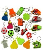 Soft reflectors on a chain